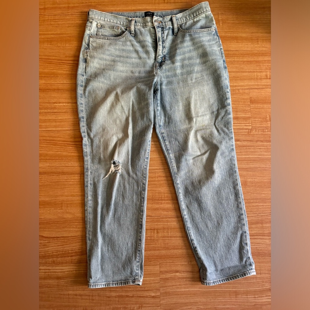 J Crew Relaxed Boyfriend Jeans